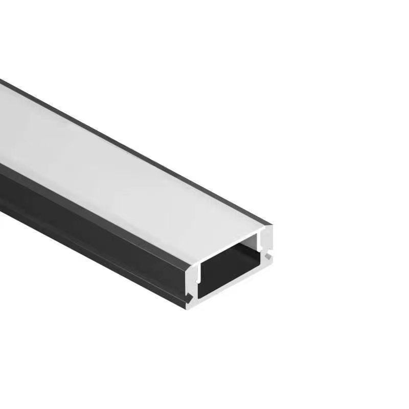 Alumiiniprofiili LED-nauhalle 2m musta - Image 2