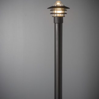 Käpylä pollari IP44 mattamusta