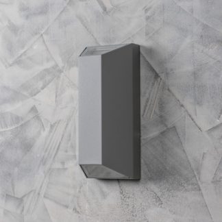 Sala seinävalaisin 2-os IP44 harmaa