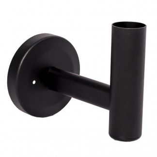 Seinäkiinnike musta