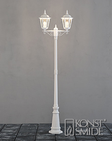 Firenze 2-os pylväsvalaisin valkoinen 7234-250