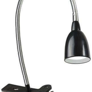 Stella led-klipsivalaisin musta