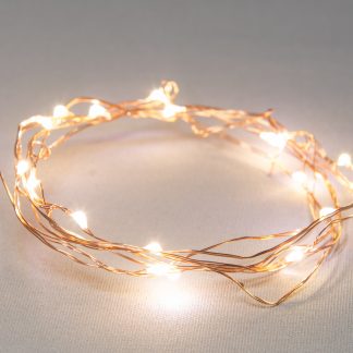 Paristovalosarja 20-os lämmin valkoinen