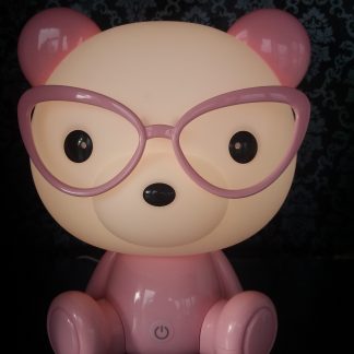 Pöytävalaisin nalle 2,5W pinkki