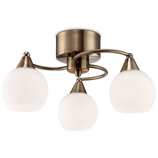 Iris 3-os kattovalaisin antiikkimessinki