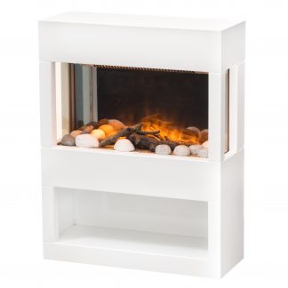 Sisustustakka Malmö valkoinen