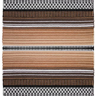 Maija puuvillamatto ruskea