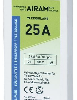 Yleissulake 25A 5 kpl