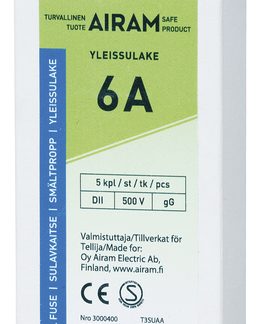 Yleissulake 6A 5 kpl