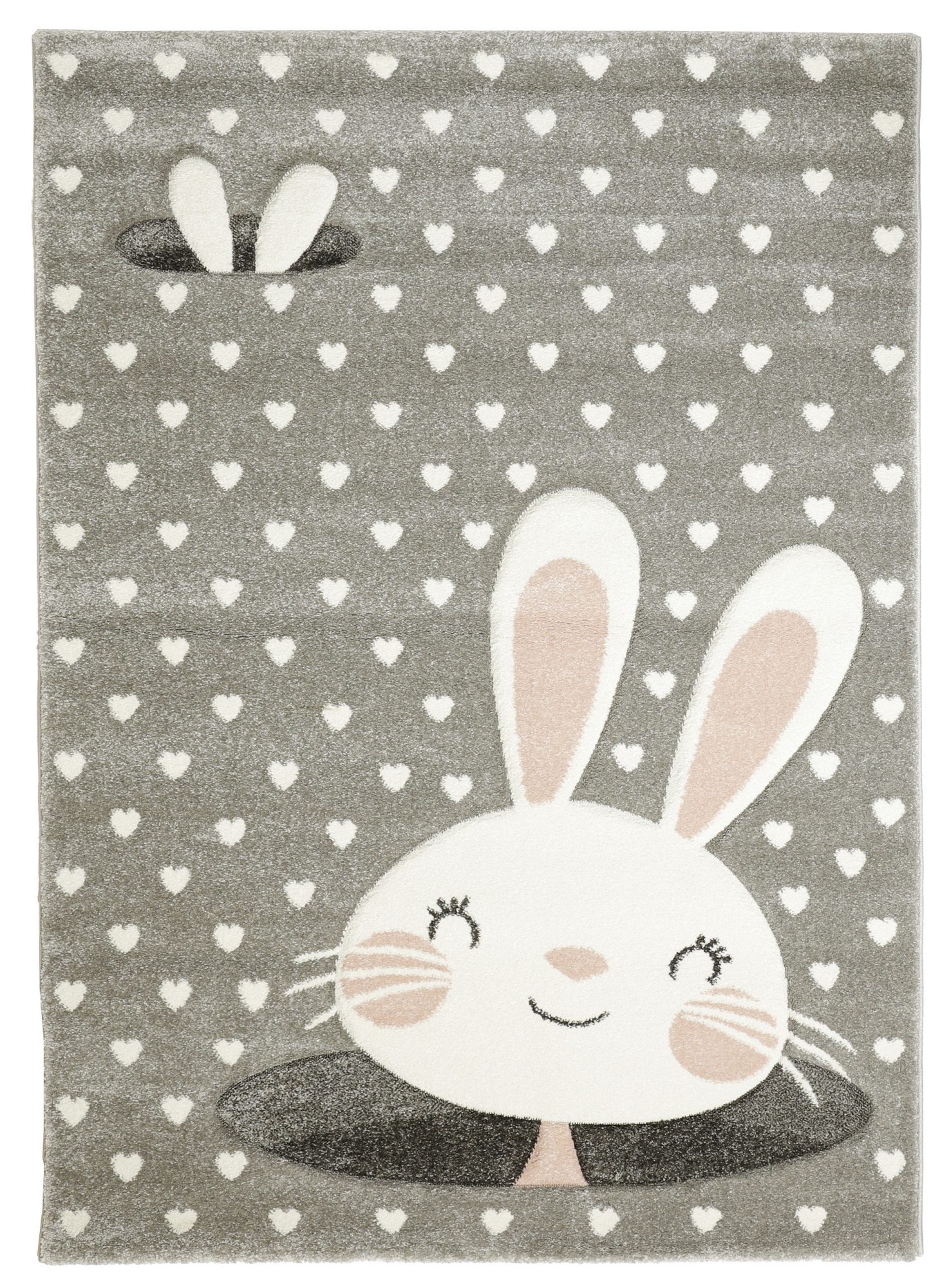 Pastel kids (pupu) matto harmaa