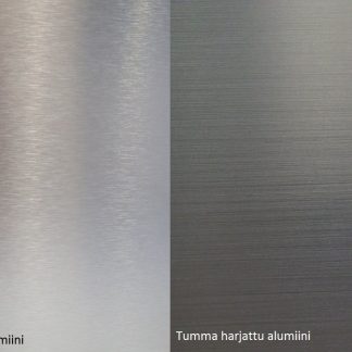 Alumocci sisustuslevy harjattu alumiini / tumma harjattu alumiini 1220x3050mm