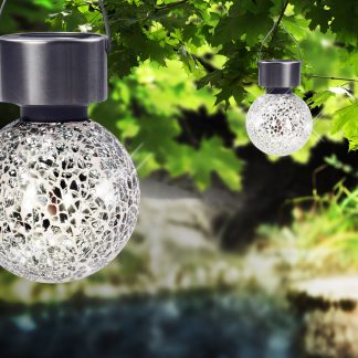 Aurinkokennovalaisin mosaiikkipallo