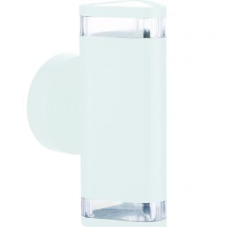 Led Energie seinävalaisin Wien 2-os IP44 valkoinen