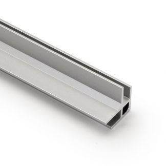 Laminaattilevyn kulmalista silver 3,65 m