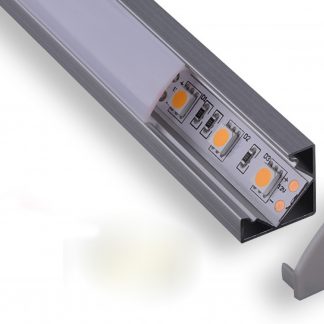 Alumiiniprofiili lednauhalle kulma 1m