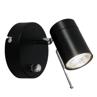 Correct seinäspotti musta