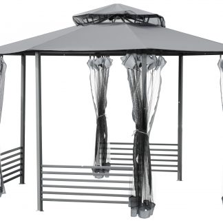 Paviljonki Hoogeven harmaa