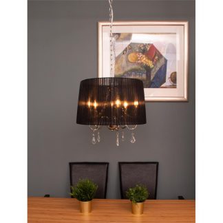 Verona kattokruunu musta