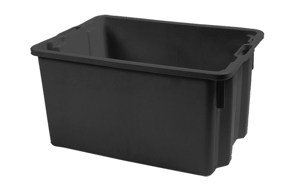 Varastolaatikko 50 L musta