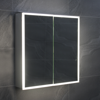 Parma LED-peilikaappi 29W, 2700lm, 4000K, 2 pistorasiaa, IP44