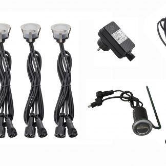 Led Energie terassi-/ porrasvalosarja 4-os hämäräkytkimellä