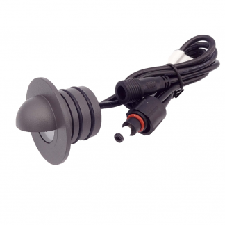 Lisälamppu terassi-/ porrasvalosarjaan 1W tummanharmaa