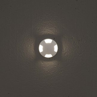 Lisälamppu terassi-/ porrasvalosarjaan mattakromi