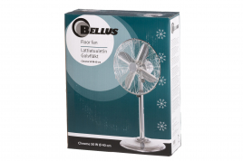 Bellus Lattiatuuletin Chrome 50 W 40 cm - Image 4