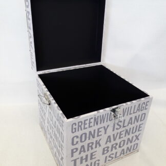 Säilytysarkku kaupungit 40 x 40 x 40 cm