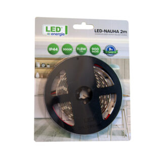 Led-valonauha 12V, 2m, 3000K, 11,8W/m, 900lm/m, IP44