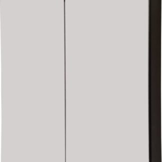 CREA Peilikaappi musta 60cm, IP44, ledvalaisin ja pistorasia