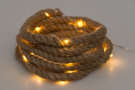 Juuttiköysivalot 15 mm x 4,9 m IP44