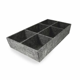 Varustelokerikko roller rullakiskokoriin 460x230x80mm tummanharmaa