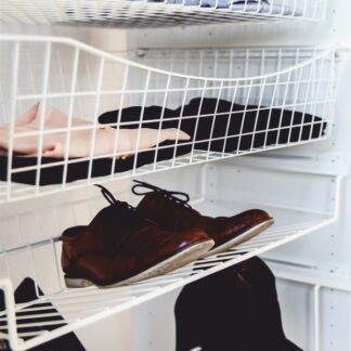 Kenkähylly roller 6M valkoinen