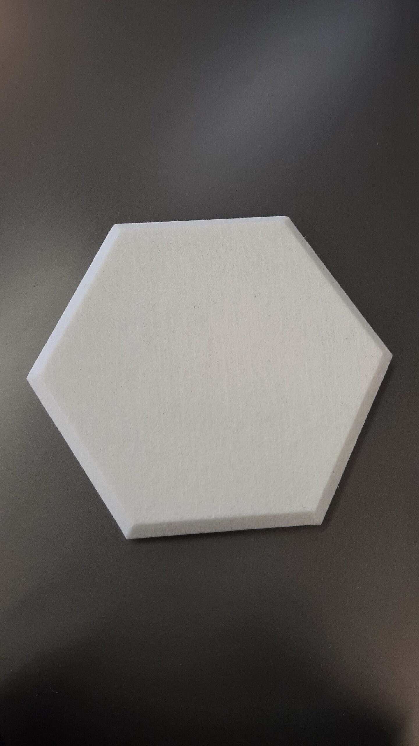 Hexagon akustiikkalevy 200x230x22mm valkoinen 3kpl