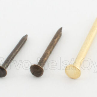 Antiikkivetimen patinoitu naula musta