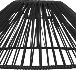 Vide lampunvarjostin 38 cm musta