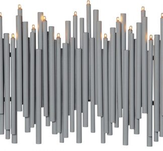 Star Trading Note Kynttelikkö harmaa