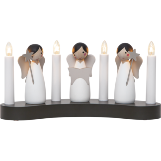 Enkelikuoro  puinen kynttelikkö