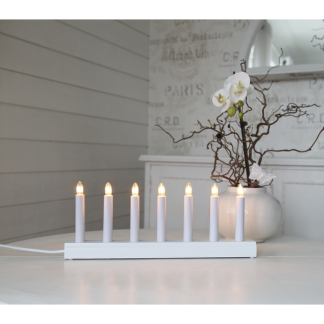 Ida  kynttelikkö valkoinen