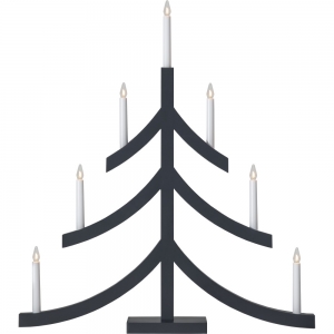 Pagod kuusikynttelikkö grafiitti