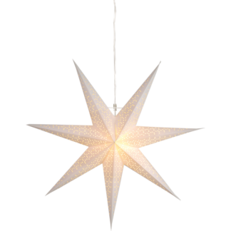 Dot Star paperitähti 70 cm valkoinen