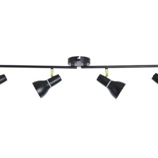 Tobaco kohdevalaisin 4- spottinen musta