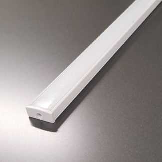 Alumiiniprofiili LED-nauhalle 2m valkoinen