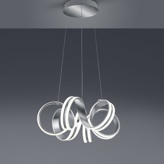 Carrera riippuvalaisin 38W, 4400lm, 3000K harjattu alumiini