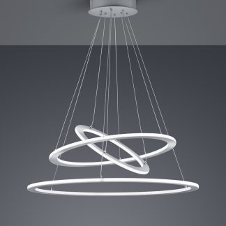 Durban LED riippuvalaisin 75W, 8900lm, 3000K, 80cm, harjattu teräs