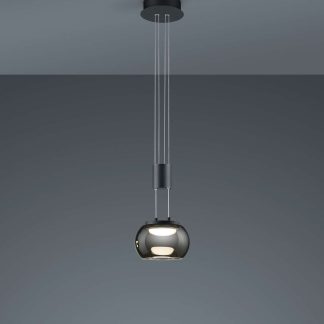 Madison LED-riippuvalaisin 8W, 900lm, 3000K, mattamusta