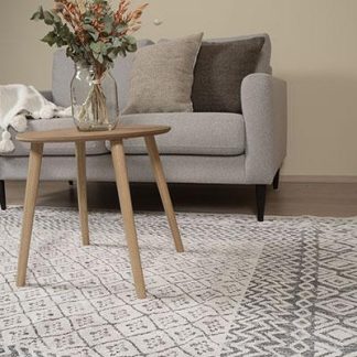 Livia harmaa/valkoinen  Lyhytnukkaiset matot 133x195cm