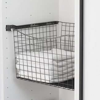 Roller rullakiskokori antrasiitti M40x500x330mm sis. kiskot ja ruuvit