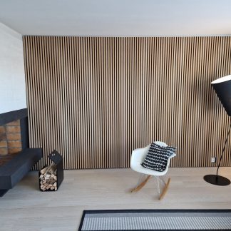 Akustiikka rimapaneelilevy marmori / saarni 600x2700mm